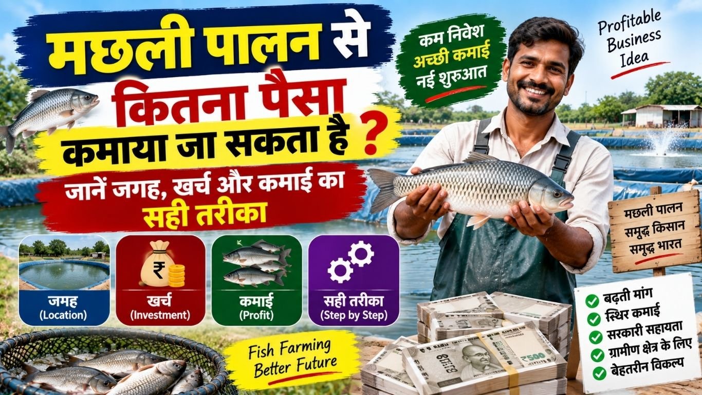 मछली पालन से कितना पैसा कमाया जा सकता है