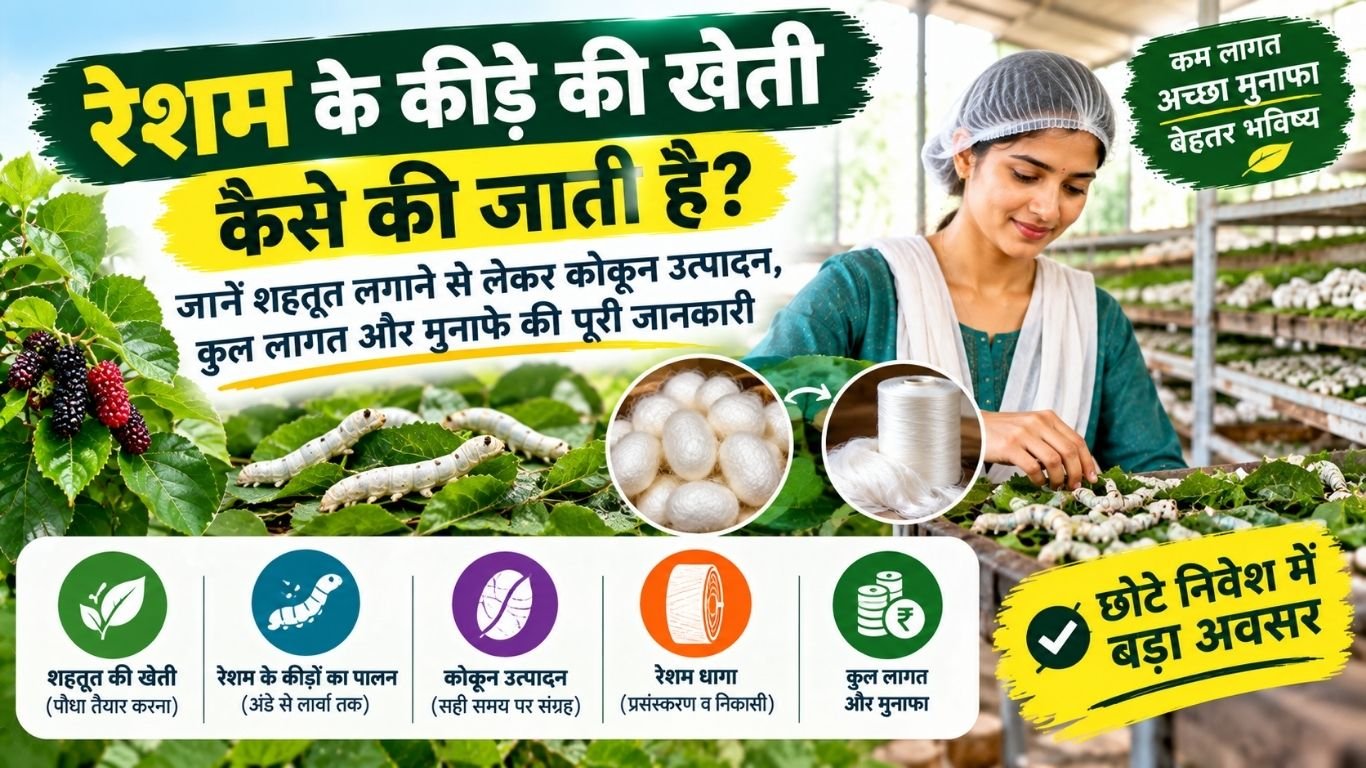 रेशम के कीड़े की खेती
