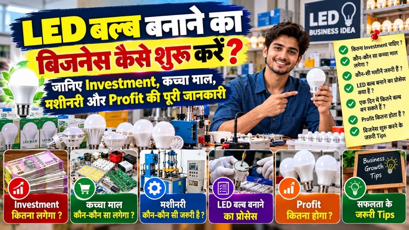 LED बल्ब बनाने का बिजनेस