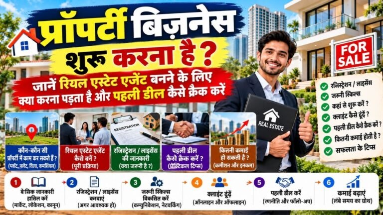 रियल एस्टेट एजेंट बनने के लिए क्या करना पड़ता है
